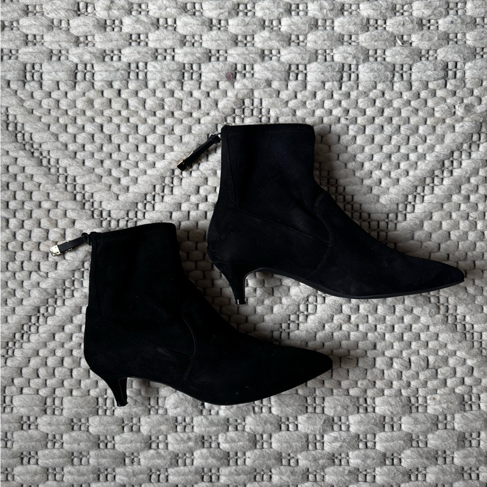 Cole Haan Suede Booties - Black